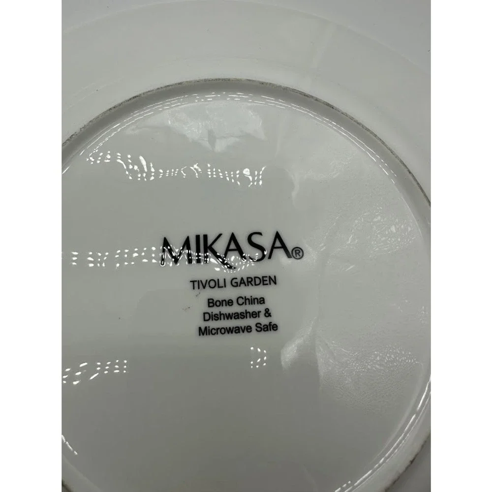 Mikasa Bone China Plates Set 3 Tivoli Garden & Lemons Floral‎ Citrus 9
